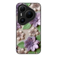 Θήκη Sonique 3D Flower Series για Huawei Pura 80 Pro 5G Βιολετί