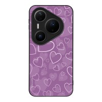 Θήκη Sonique Heart Series για Huawei Pura 80 Pro 5G Βιολετί