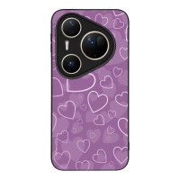 Θήκη Sonique Heart Series για Huawei Pura 80 Ultra Βιολετί