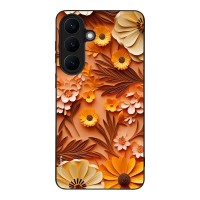 Θήκη Sonique 3D Flower Series για Samsung Galaxy S26 Plus Πορτοκαλί