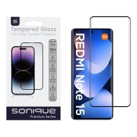 Curvy Glass Sonique Premium Series HD Full Cover 9H Xiaomi Redmi Note 15 4G / Redmi Note 15 5G / Poco M8 5G Μαύρο