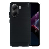 Θήκη Σιλικόνης Sonique Carbon Brushed Xiaomi Poco X7 Pro 5G Μαύρο