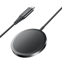 Ασύρματος Μαγνητικός Φορτιστής Yesido DS21 15W Qi Magsafe Μαύρο