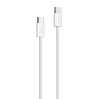 Καλώδιο Yesido CA164 Braided Type-C σε Type-C 60W 2m Λευκό
