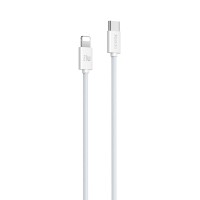 Καλώδιο Yesido CA170 Braided Type-C σε Lightning 27W 1.2m Λευκό
