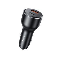 Φορτιστής Αυτοκινήτου Yesido Y65 USB-A + USB-C 100W + QC 18W Μαύρο