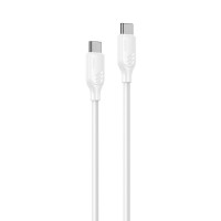 Καλώδιο Yesido CA175 Type-C σε Type-C 60W 1m Λευκό