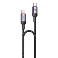 Καλώδιο Yesido CA185 Braided Type-C σε Type-C 240W 1.2m Μαύρο
