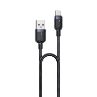 Καλώδιο Yesido CA132C Braided USB-A σε Type-C 18W 1.2m Μαύρο