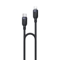 Καλώδιο Yesido CA189 Braided Type-C σε Lightning 27W 1.2m Μαύρο