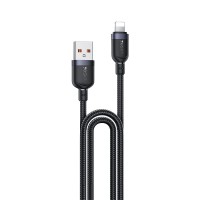 Καλώδιο Yesido CA133L Braided USB-A σε Lightning 12W 2m Μαύρο