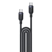 Καλώδιο Yesido CA194 Braided Type-C σε Type-C 60W 3m Μαύρο