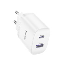 Φορτιστής Yesido YC108 35W Type-C και USB με Καλώδιο Type-C PD Λευκό