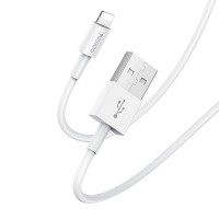 Καλώδιο Yesido CA22 USB-A σε Lightning 1.2m Λευκό