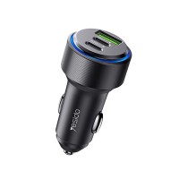 Φορτιστής Αυτοκινήτου Yesido Y50 USB-A + 2x USB-C 60W Μαύρο