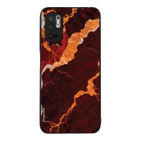 Θήκη Sonique Marble Series για Xiaomi Redmi Note 10 5G / Poco M3 Pro 5G Κόκκινο