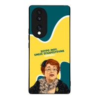 Θήκη Sonique Greek Cult TV Series για Honor 70 5G Ευχαριστούμε Όρθια