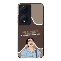 Θήκη Sonique Greek Cult TV Series για Honor 90 Smart 5G / Honor X7b Όμορφες Μορφωμένες