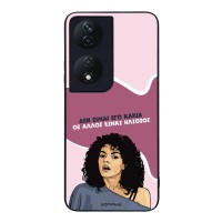 Θήκη Sonique Greek Cult TV Series για Honor 90 Smart 5G / Honor X7b Δεν είμαι Εγώ Κακιά