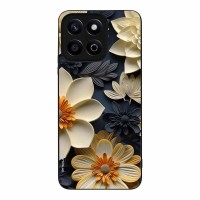 Θήκη Sonique 3D Flower Series για Honor X7c Εκρού