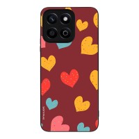 Θήκη Sonique Heart Series για Honor X7c Μπορντώ