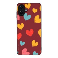 Θήκη Sonique Heart Series για Samsung Galaxy A07 4G Μπορντώ