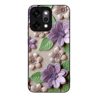Θήκη Sonique 3D Flower Series για Oppo Reno14 Pro 5G Βιολετί