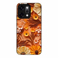 Θήκη Sonique 3D Flower Series για Oppo Reno14 Pro 5G Πορτοκαλί