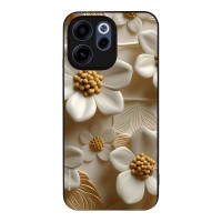 Θήκη Sonique 3D Flower Series για Oppo Reno15 F 5G / Oppo Reno15 FS 5G Λευκό