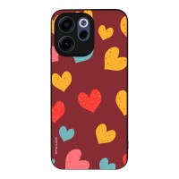 Θήκη Sonique Heart Series για Oppo Reno15 F 5G / Oppo Reno15 FS 5G Μπορντώ