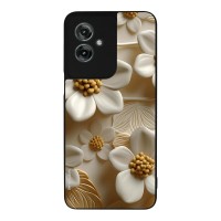 Θήκη Sonique 3D Flower Series για Motorola Moto G55 5G Λευκό