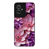 Θήκη Sonique 3D Flower Series για Motorola Moto G55 5G Ροζ