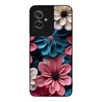 Θήκη Sonique 3D Flower Series για Motorola Moto G55 5G Ροζ 01