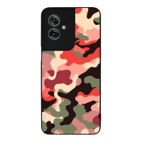 Θήκη Sonique Camouflage Army Series για Motorola Moto G55 5G Κόκκινο
