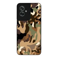 Θήκη Sonique Camouflage Army Series για Motorola Moto G55 5G Καφέ