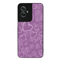 Θήκη Sonique Heart Series για Motorola Moto G55 5G Βιολετί