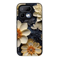 Θήκη Sonique 3D Flower Series για Motorola Moto G56 5G Εκρού
