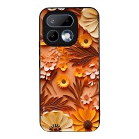 Θήκη Sonique 3D Flower Series για Motorola Moto G56 5G Πορτοκαλί