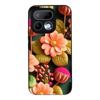 Θήκη Sonique 3D Flower Series για Motorola Moto G56 5G Σομόν