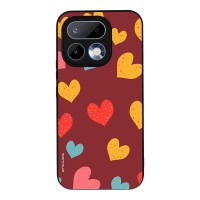 Θήκη Sonique Heart Series για Motorola Moto G56 5G Μπορντώ