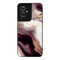 Θήκη Sonique Marble Series για Motorola Moto G55 5G Μπορντώ