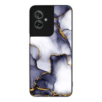 Θήκη Sonique Marble Series για Motorola Moto G55 5G Μωβ Γκρι