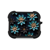 Θήκη Σιλικόνης Sonique 3D Flower Series για AirPods Pro 3 Γαλάζιο