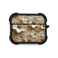 Θήκη Σιλικόνης Sonique 3D Flower Series για AirPods Pro 3 Λευκό