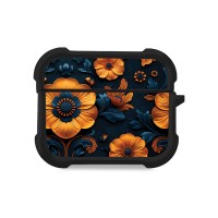 Θήκη Σιλικόνης Sonique 3D Flower Series για AirPods Pro 3 Πορτοκαλί 01