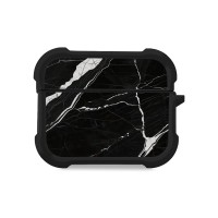Θήκη Σιλικόνης Marble Series για AirPods Pro 3 Μαύρο