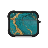 Θήκη Σιλικόνης Marble Series για AirPods Pro 3 Πράσινο