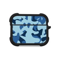 Θήκη Σιλικόνης Sonique Camouflage Army Series για AirPods Pro 3 Μπλε