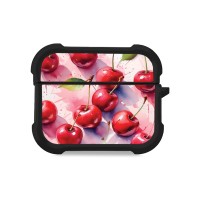 Θήκη Σιλικόνης Sonique Fruit Series για AirPods Pro 3 Κεράσι