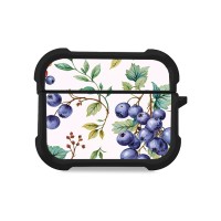 Θήκη Σιλικόνης Sonique Fruit Series για AirPods Pro 3 Μύρτιλο